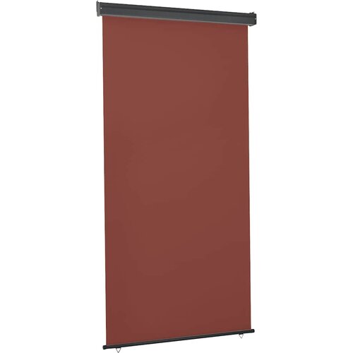 Balkonska bočna tenda 125 x 250 cm smeđa Cijene
