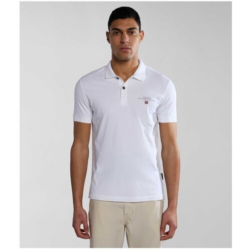 Napapijri mu&amp;scaron;ka majica Elbas jersey brightwhite 002 NP0A4GB40021 Slike