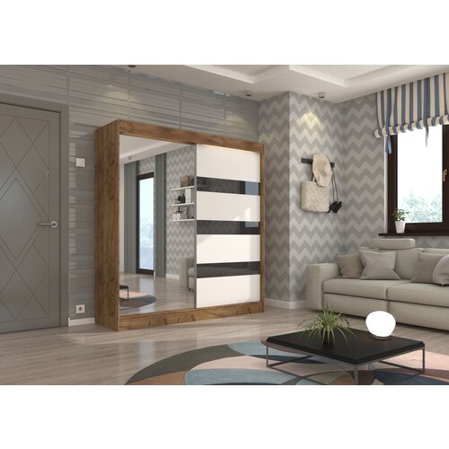 ADRK ORMAR TOURA 200 CM (VI�E BOJA)- orah/bijela/crna Cijene