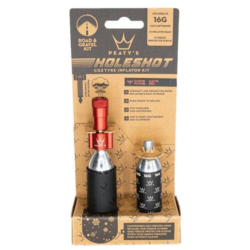 Peaty&amp;#039;s holeshot CO2 pumpa 16g crvena Slike
