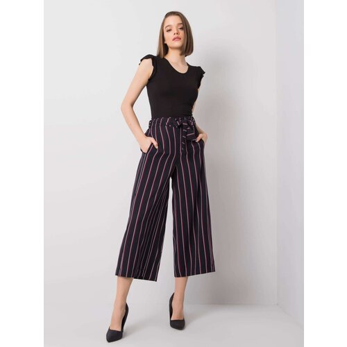 Fashion Hunters Dark blue striped trousers RUE PARIS Slike