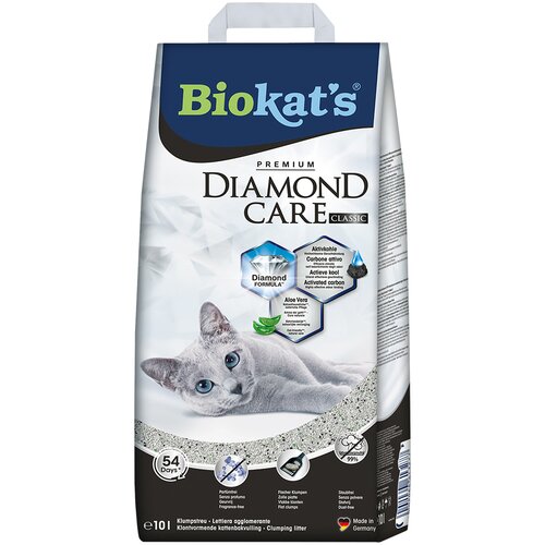 Biokats Biokat&amp;acute;s Diamond Care Classic pijesak za mačke - 2 x 10 l Slike