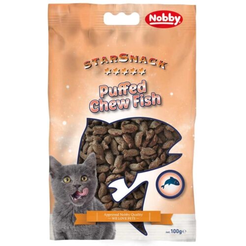 Nobby StarSnack Cat Puffed hrustljavi pribolj&scaron;ki, sardele - 100 g Cene
