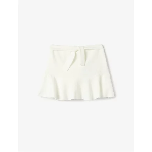 Koton Mini Short Skirt Relaxed Cut Tie Detail Elastic Waist