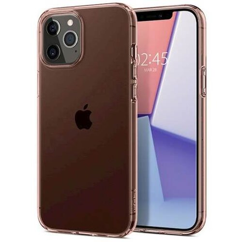 Spigen iphone 12/12 pro crystal flex rose clear ACS01518 Slike