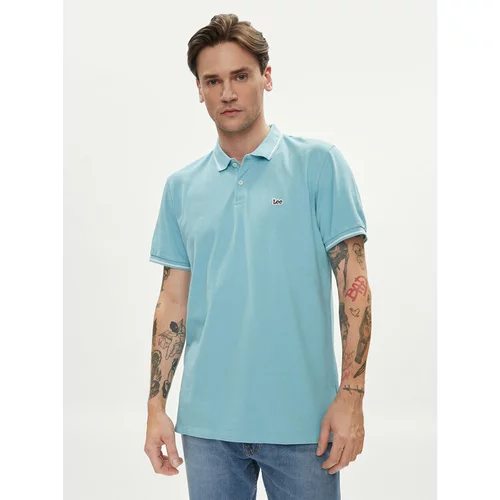 Lee Polo majica 112349952 Modra Regular Fit
