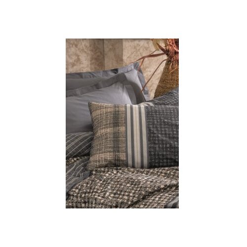 Lessentiel Maison Ranforce posteljina (200x220) Timbre Anthracite Cene