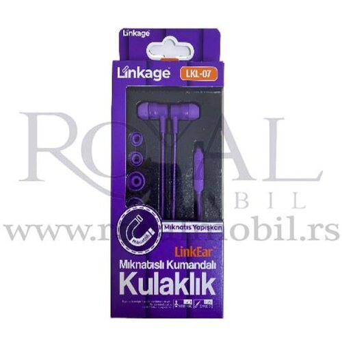  linkage slu&amp;scaron;alice &amp;quot;kulaklik&amp;quot; LKL-07 3.5mm ljubicasta Slike