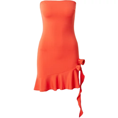 Nasty Gal Koktel haljina narančasto crvena
