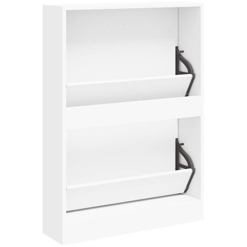  za cipele Bijeli 59x17x81 cm Konstruirano drvo Slike