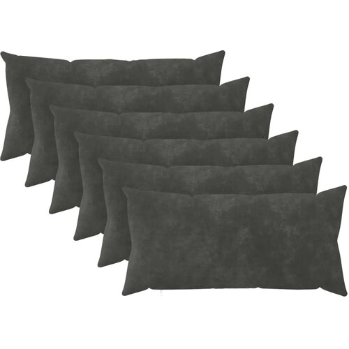  Jastuk s jastukom HEERLEN 6 kom. Antracit Mikrofibra Flis - Antracit 40 x 70 cm 6 Cijene