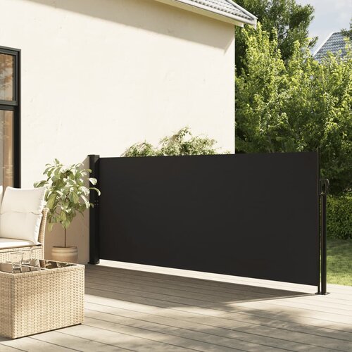 vidaXL Uvlačiva bočna tenda 120 x 600 cm crna Cijene
