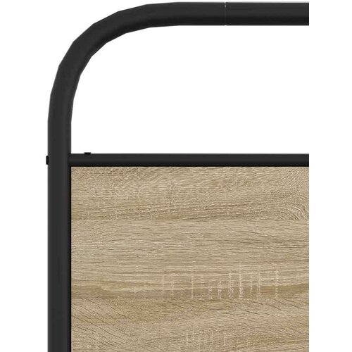VidaXL Okvir kreveta bez madraca boja hrasta sonome 100x200 cm drveni Slike