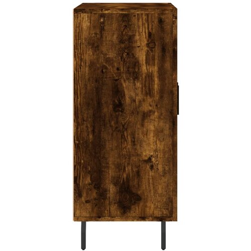  Komoda boja dimljenog hrasta 90 x 34 x 80 cm konstruirano drvo Slike