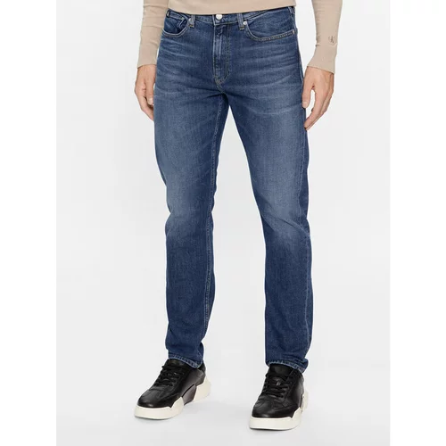 Calvin Klein Jeans Jeans hlače J30J323372 Mornarsko modra Slim Fit