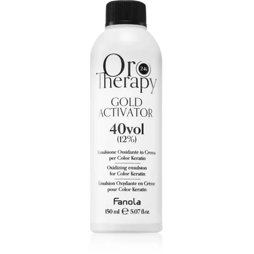 Fanola Oro Therapy Gold Activator oksidacijska emulzija 12 % 40 vol. 150 ml