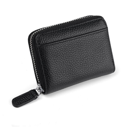 INF Nova usnjena denarnica za kartice z blokiranjem RFID z 20 režami za kartice Black, (21327667) Cene