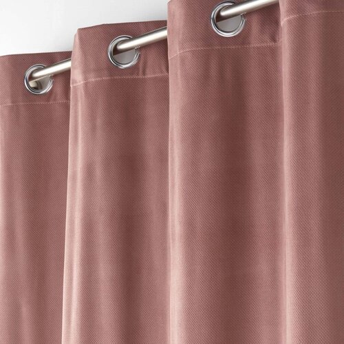 Douceur d int&amp;eacute;rieur Ružičasta zavjesa od samta 140x260 cm Velouriane &amp;ndash; Slike