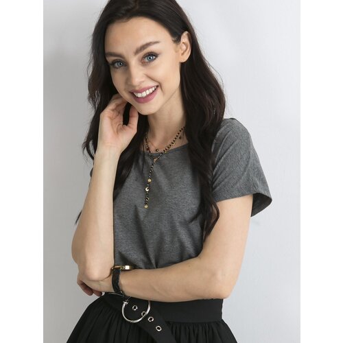 BASIC Feel Good T-shirt-RV-BZ-4622.43-dark gray Cene