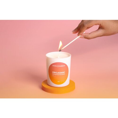 Smile Makers Orgasmic Manifestations Hot di&amp;scaron;eča sveča Hot 180 g Slike