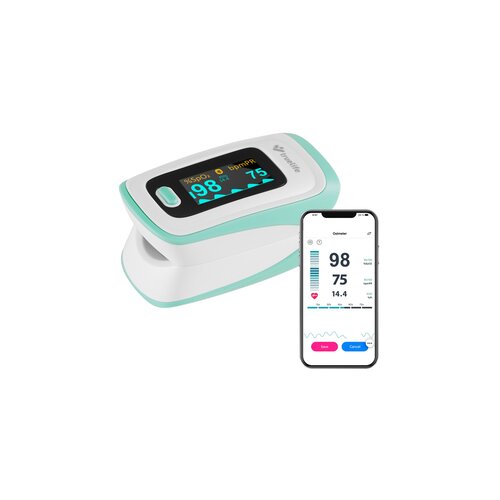 Truelife Oximeter X5 BT merilnik ravni kisika v krvi (pulzni oksimeter) z aplikacijo Bluetooth Slike