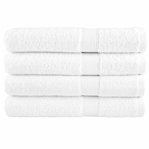Furnova Premium brisače za savno SOLUND 4 kosi bela 80x200 cm 600 gsm, (21916607) Cene