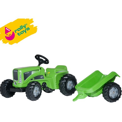 Rolly Toys Traktor na pedale sa prikolicom RollyKiddy Futura zeleni Cene