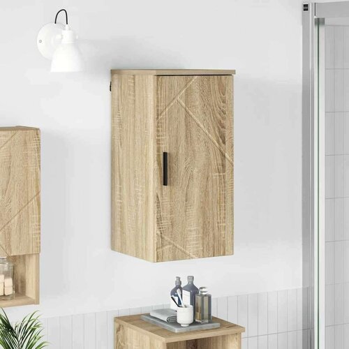 VidaXL Kupaonski ormar s pohranom sonoma hrast 30 x 31,5 x 61 cm Slike