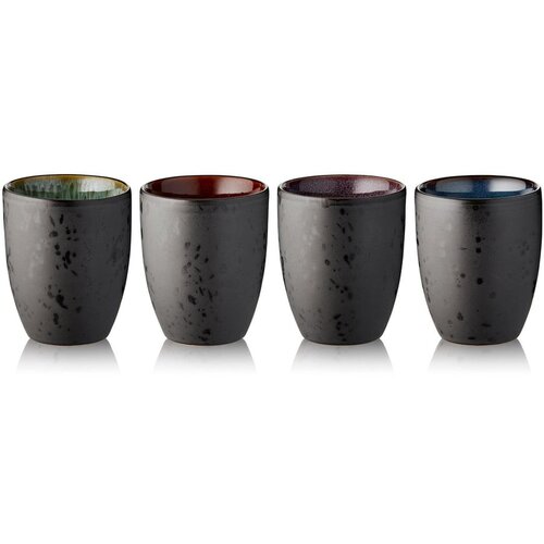 Bitz Set s 4 crne termo &amp;scaron;alice od kamenine Basics Black, 270 ml Slike