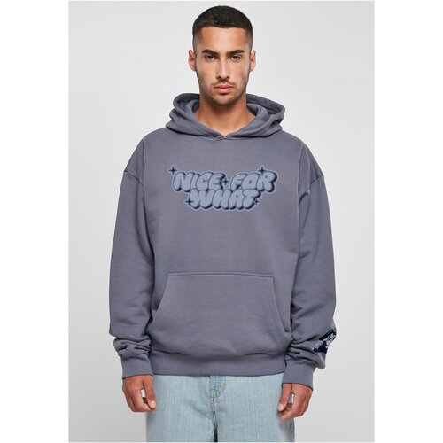MT Upscale Men&amp;#039;s Sweatshirt Nice For What ultra Heavy Oversize Hoodie - Blue Slike