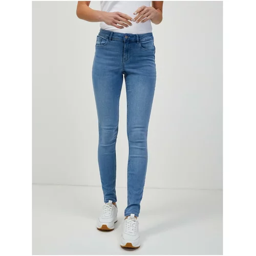 Orsay Light Blue Skinny Fit Jeans - Women