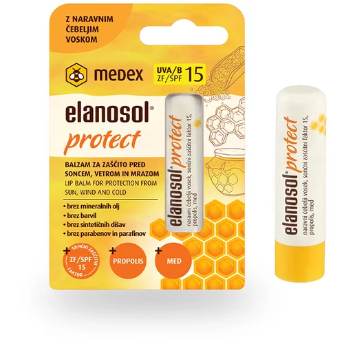 Medex Elanosol Protect, zaščitni balzam za ustnice