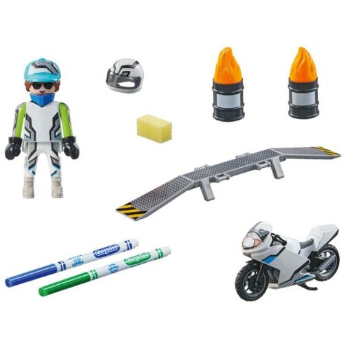 Playmobil color: Motorno kolo 71377 Cene