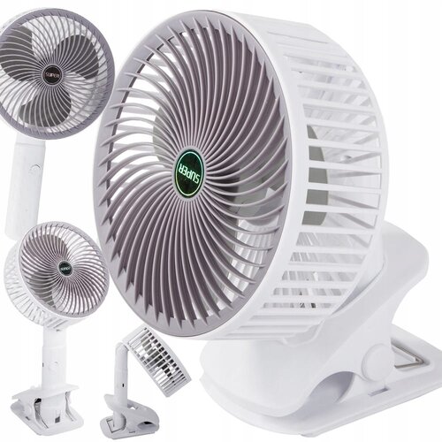  baterija. ventilator s usb spojnicom bijeli Slike