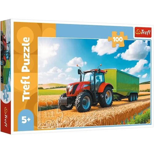 Trefl Poljoprivredne strojeve: Traktor s prikolicom, puzzle od 100 dijelova &ndash; Cijene