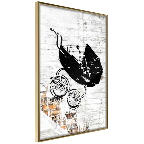  Poster - Banksy: Baby Stroller 20x30