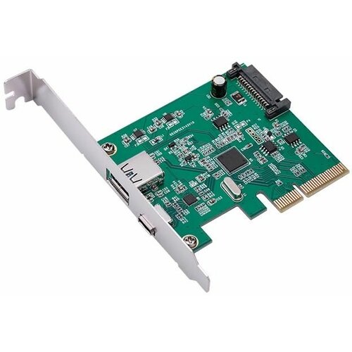 E-green PCI-Express kontroler USB 3.1 Type-A+USB-C Host Slike