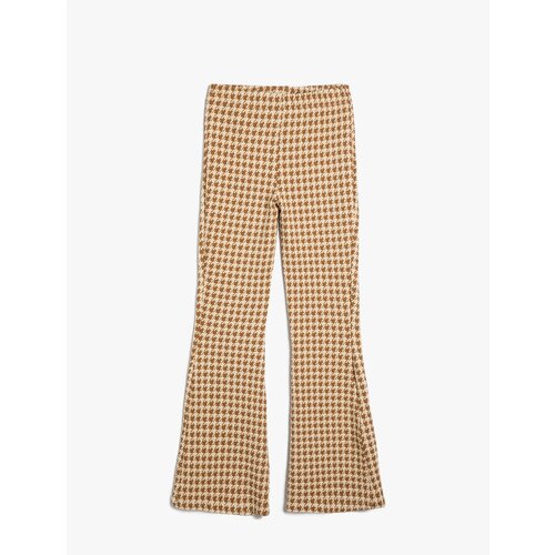 Koton Spanish Leg Leggings Pants High Waist Patterned Slike