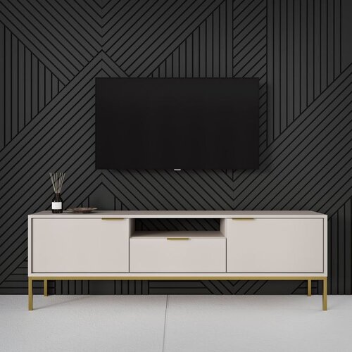TV komoda AUSTIN 175 - cashmere - zlatna Cijene