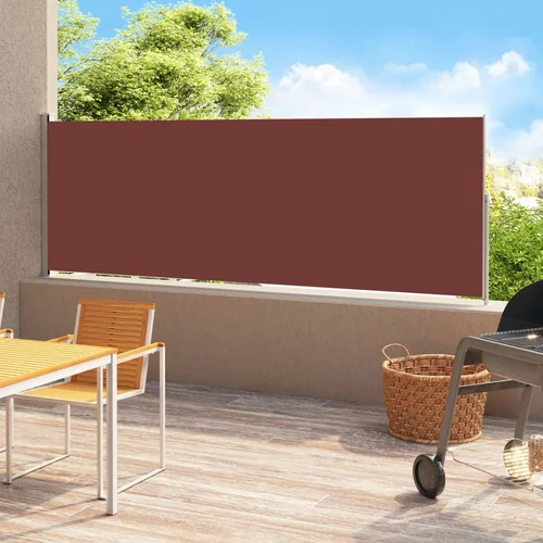  Uvlačiva bočna tenda za terasu 180 x 500 cm smeđa