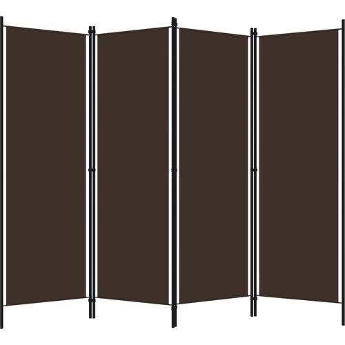 Maison Chic Paravan - Sobne pregrade 4-delni rjav 200x180 cm, (22111696) Cene