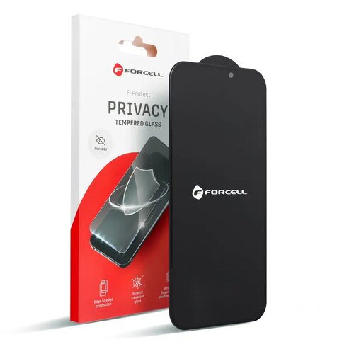  Kaljeno staklo Forcell Privacy Glass Anti-spy za iPhone 16 Pro crno Cijene