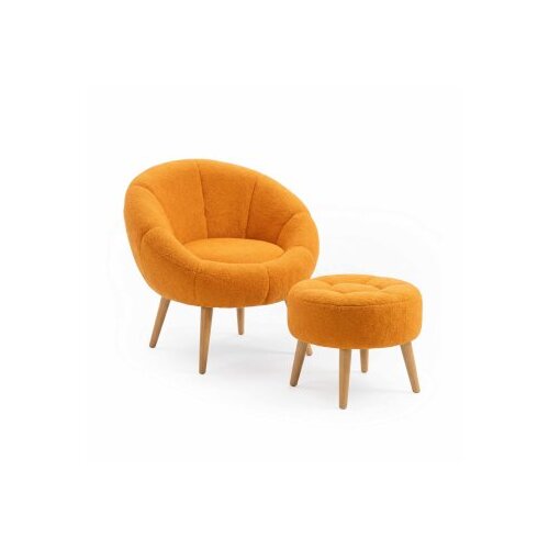 Atelier Del Sofa fotelja i tabure lida orange Cene