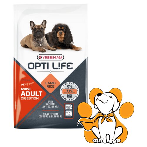 Opti Life Versele-Laga Digestion Mini 2.5kg, Hrana Za Osetljiv Digestivni Trakt Cene