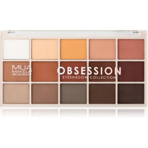 MUA Makeup Academy Professional 15 Shade Palette paleta senčil za oči odtenek Obsession 12 g Cene