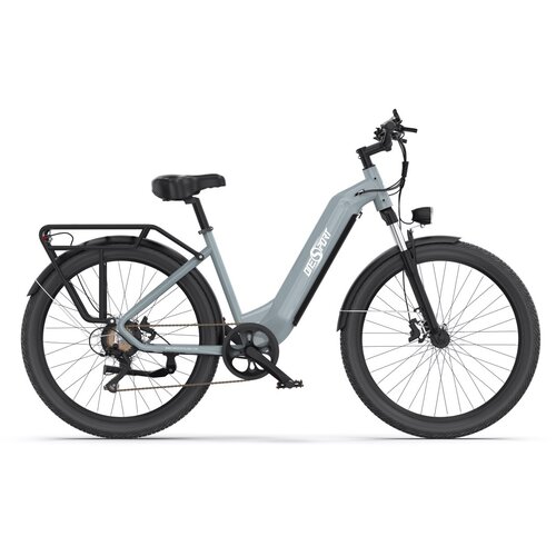 Onesport OT05 27,5" mestno električno kolo, 250 w motor, 36 v, 18,2 ah baterija, 25 km/h aplikacija za podporo pri največji hitrosti - siva, (21341465) Cene