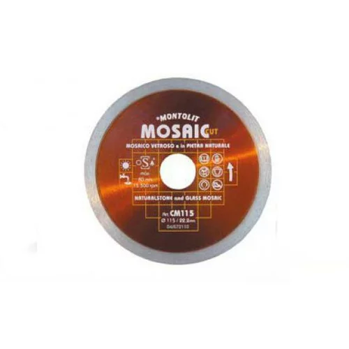 MONTOLIT ni ščit za rezanje steklenega mozaika CM115 x 22,2 mm, (21110815)