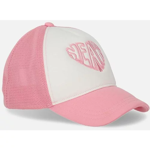 Coccodrillo Otroška baseball kapa roza barva