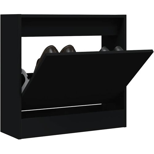 Ormarić za cipele crni 60 x 21 x 57 cm od konstruiranog drva Cijene