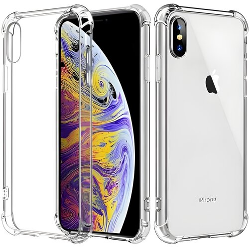 IZMAEL.eu Silikonska futrola s ojačanim rubovima za Apple iPhone XS Max - Prozirna Cene